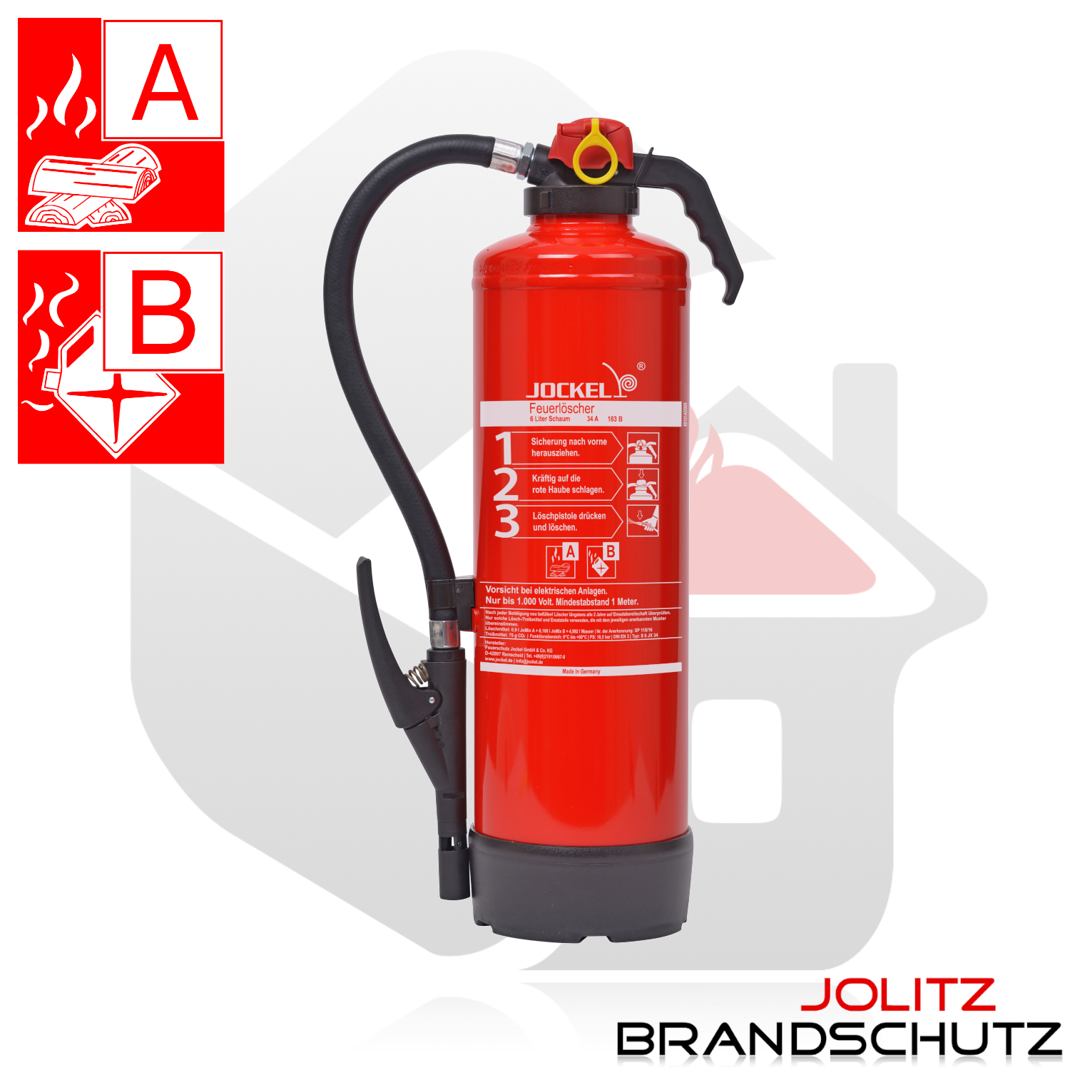 Jockel - 6L - Schaumlöscher(Kartusche) - SK6JX34 - Aufladelöscher
